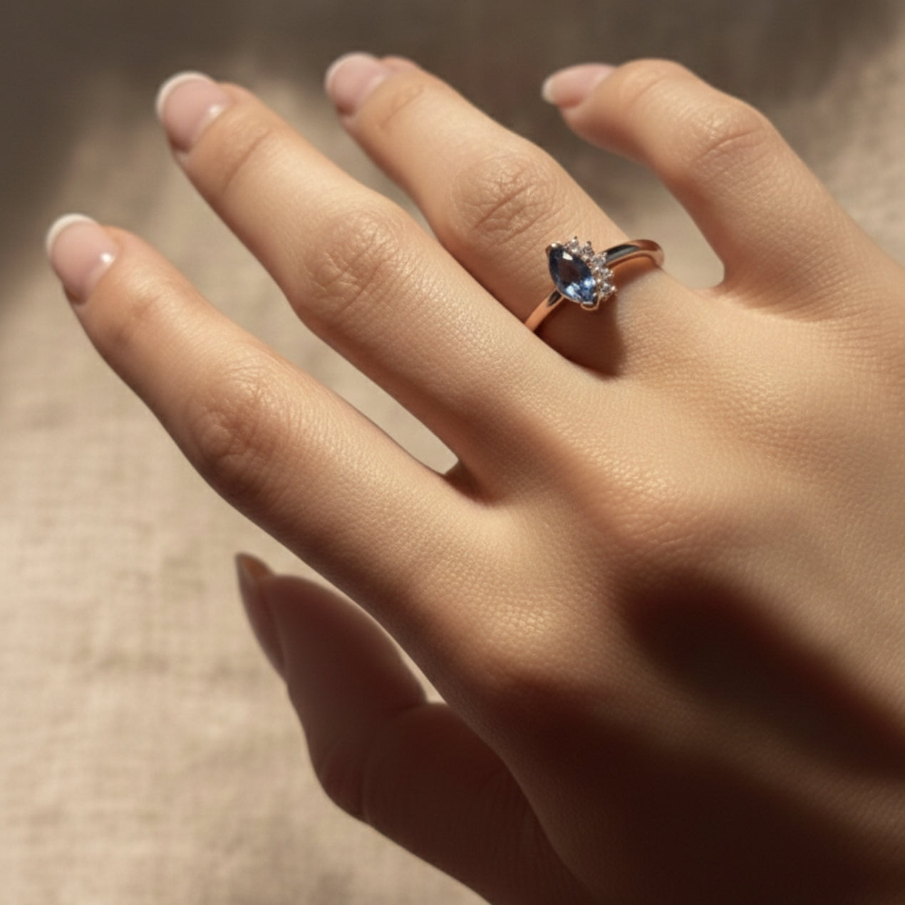 Ocean Mirage Topaz Ring