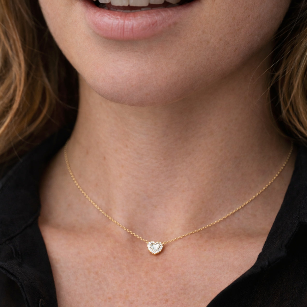 Gold Plated Heart Necklace