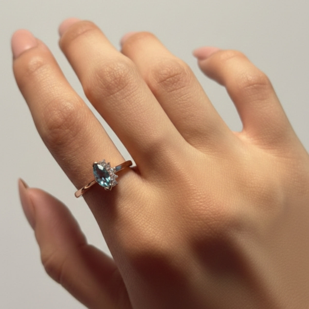 Ocean Mirage Topaz Ring