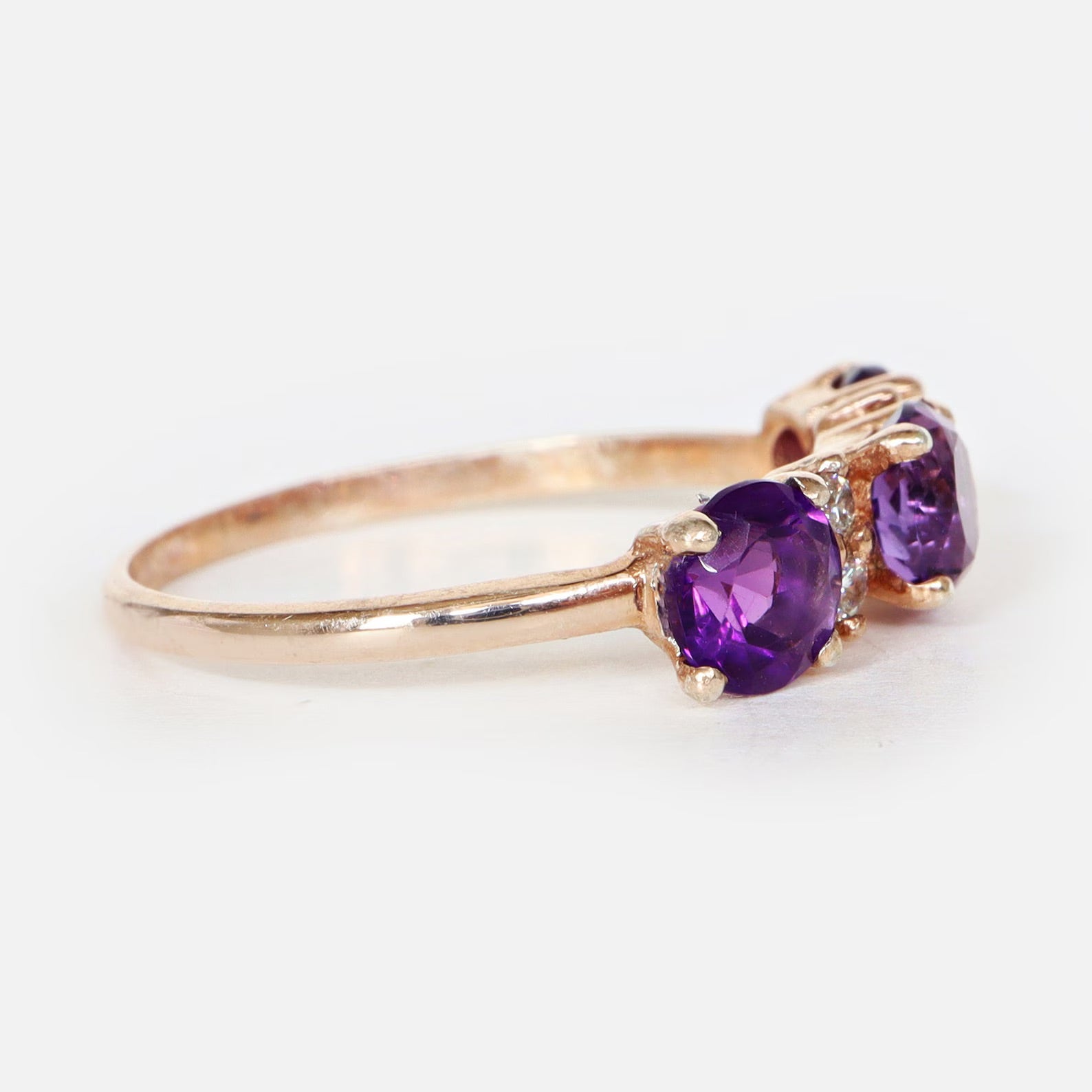 Violet Essence Round Ring
