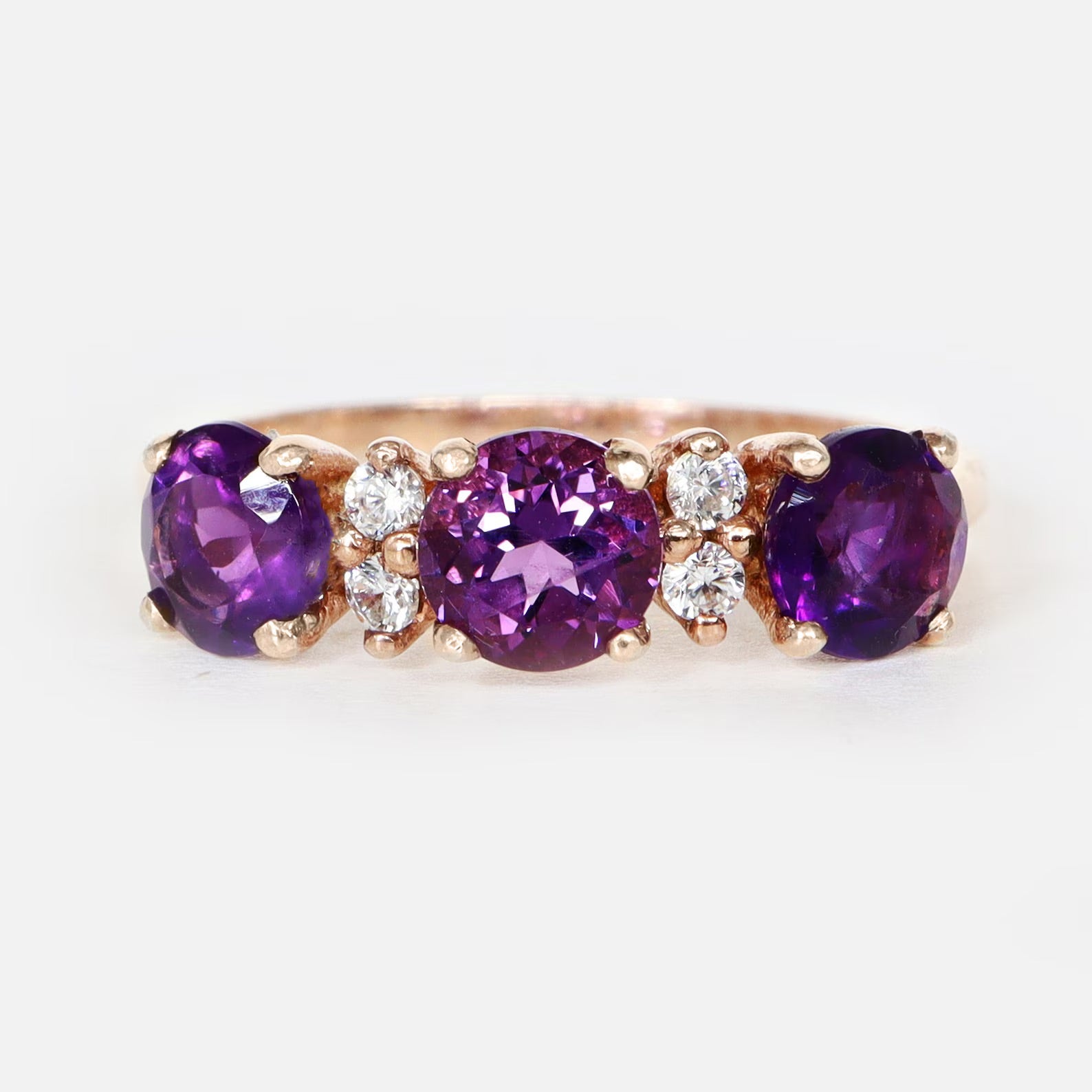 Violet Essence Round Ring