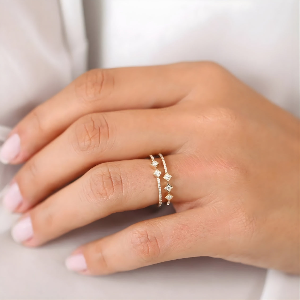 Asymmetrical Stacked Ring