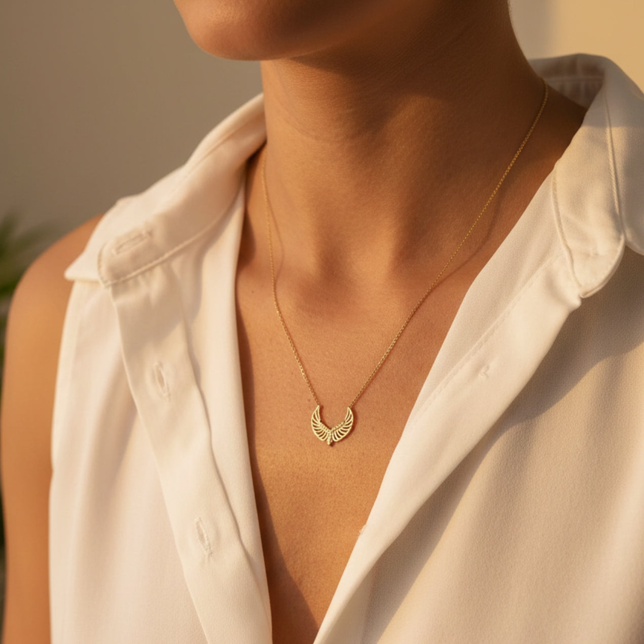 Celestial Wing Necklace