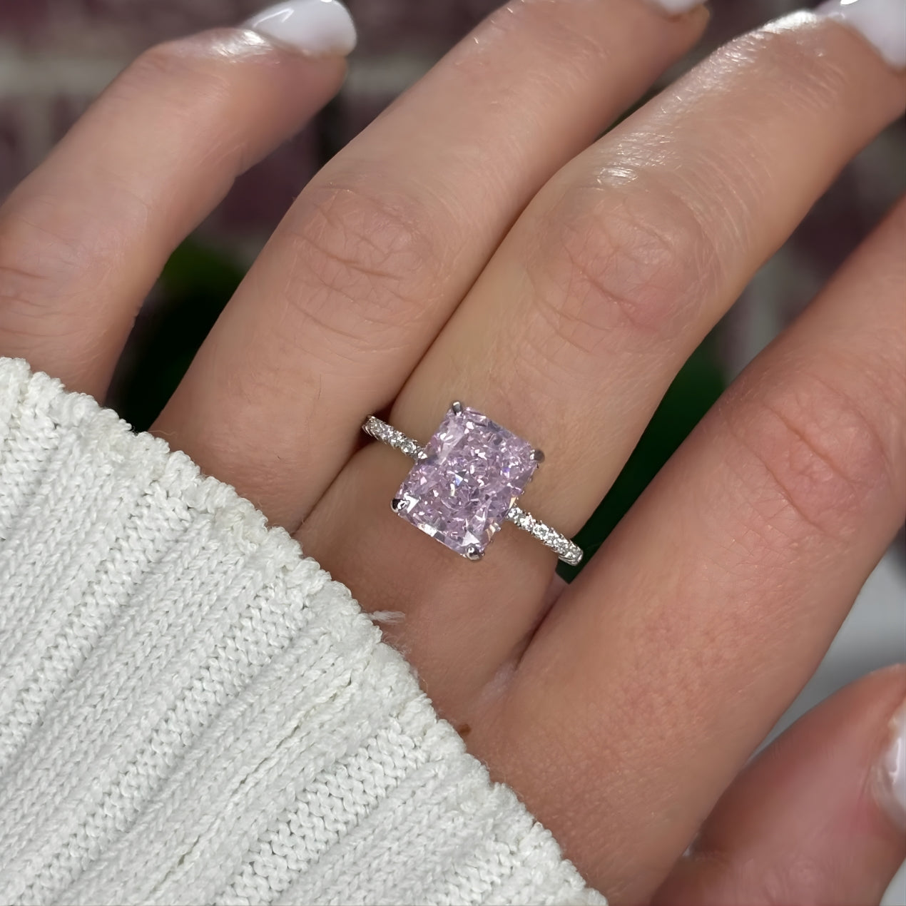 Crushed Ice Stone Ring