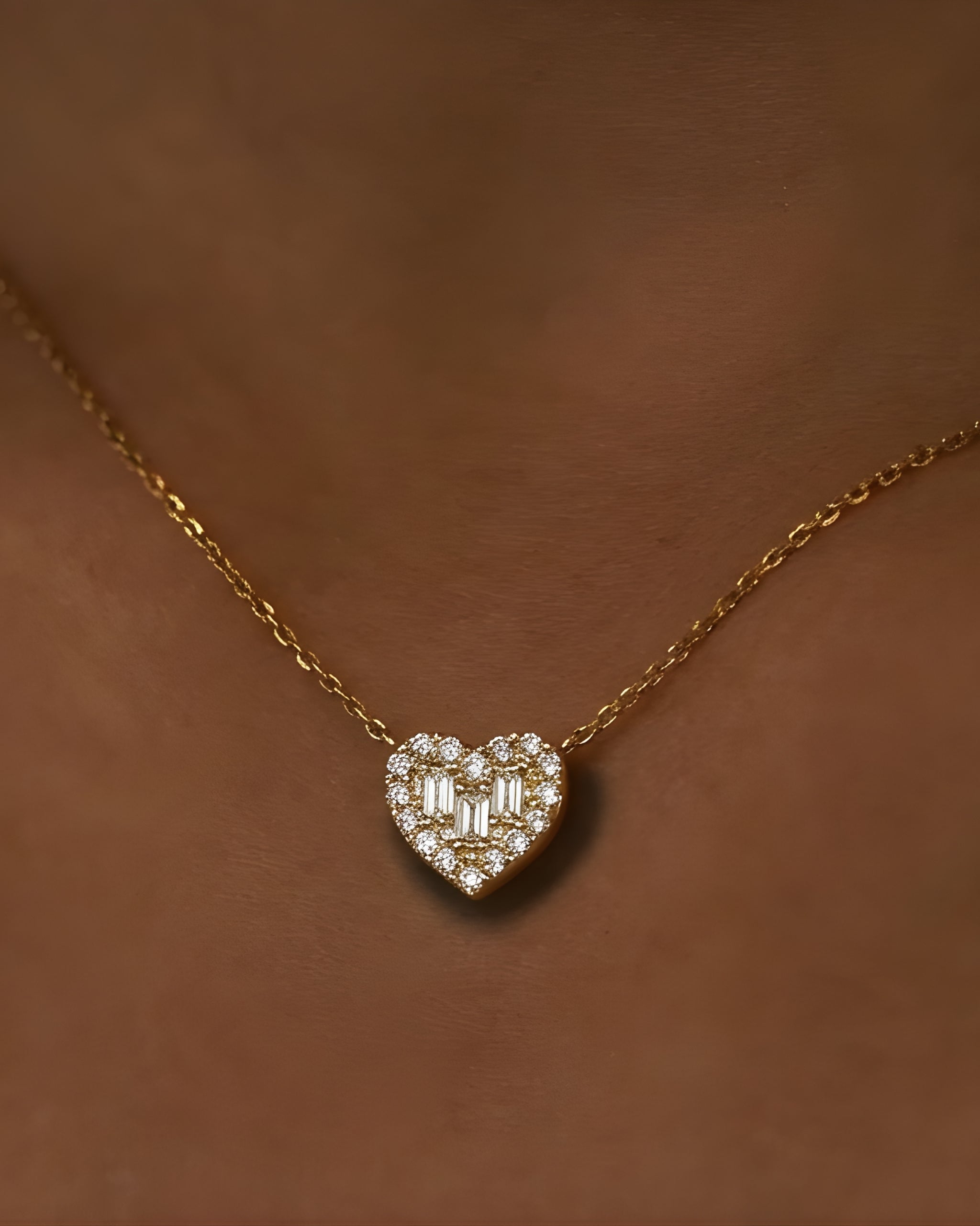 Gold Plated Heart Necklace