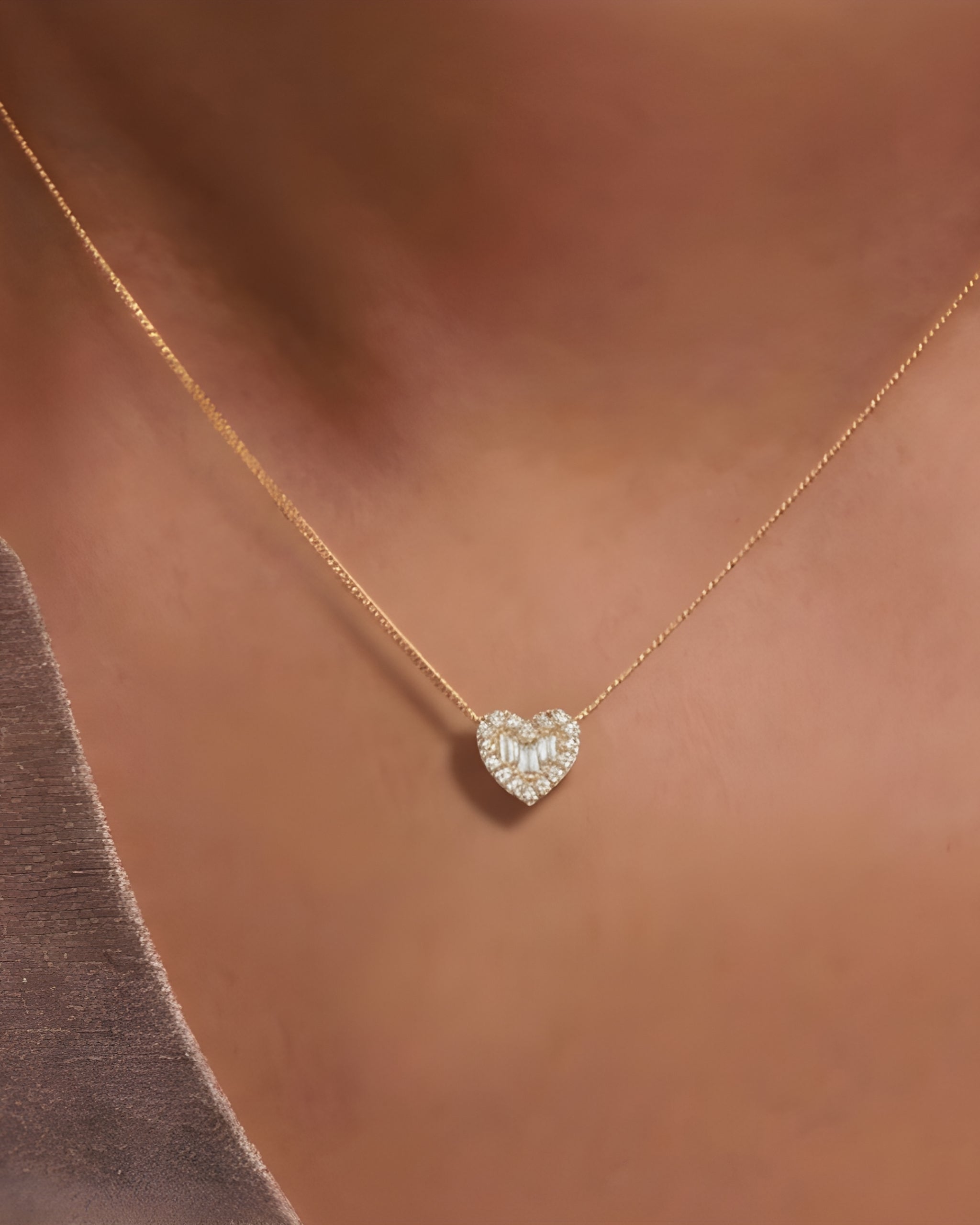 Gold Plated Heart Necklace