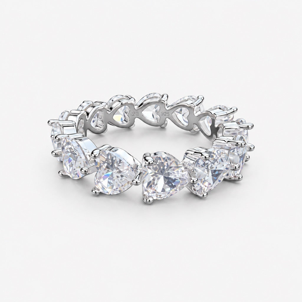 Heart Balance Zircon Ring