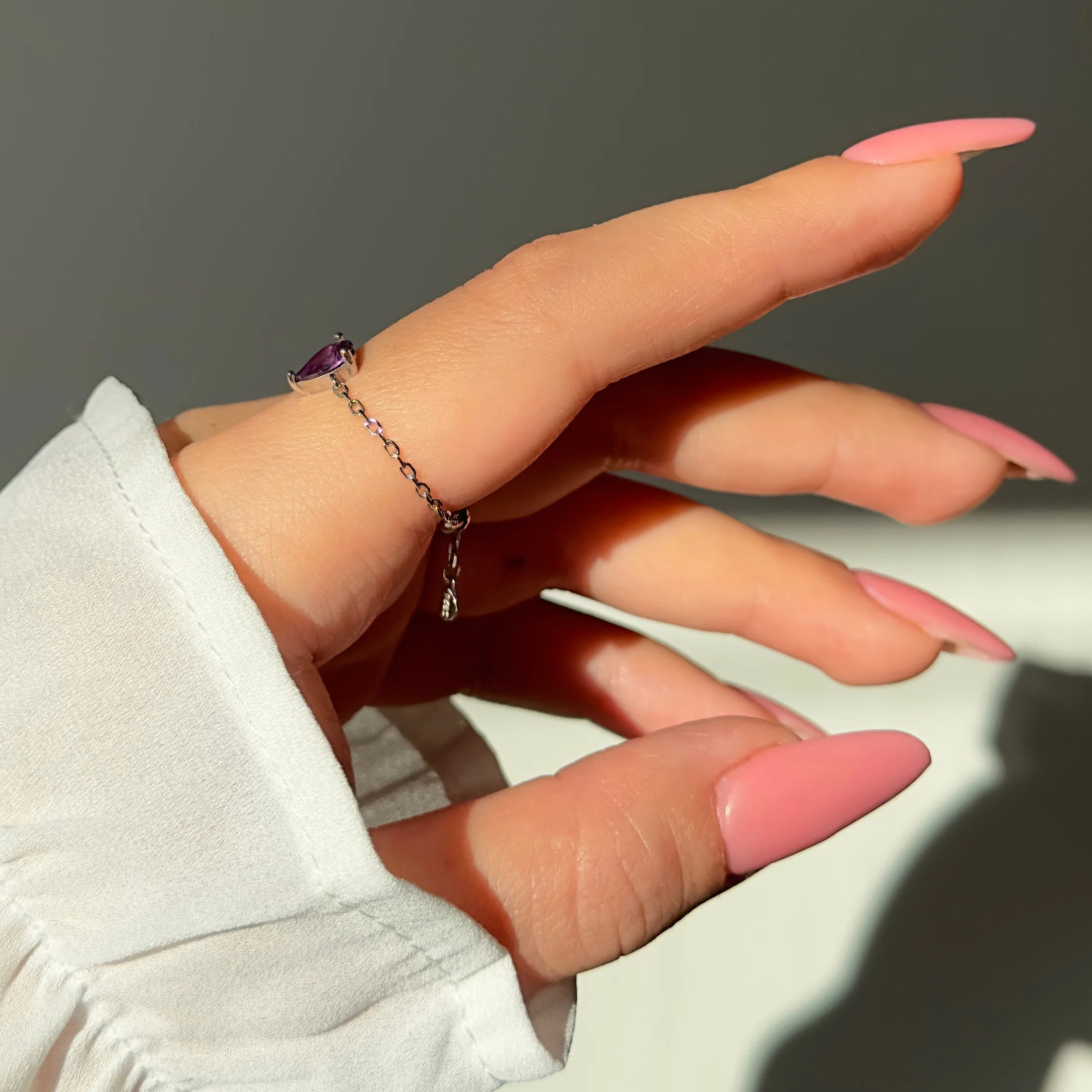 Signature Amethyst Love Chain Band