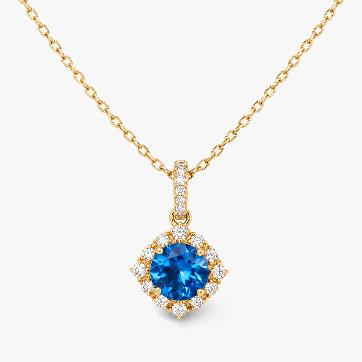 London Blue Topaz Necklace