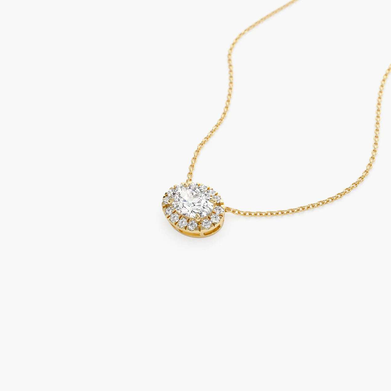 Oval Cut Zircon Stone Necklace