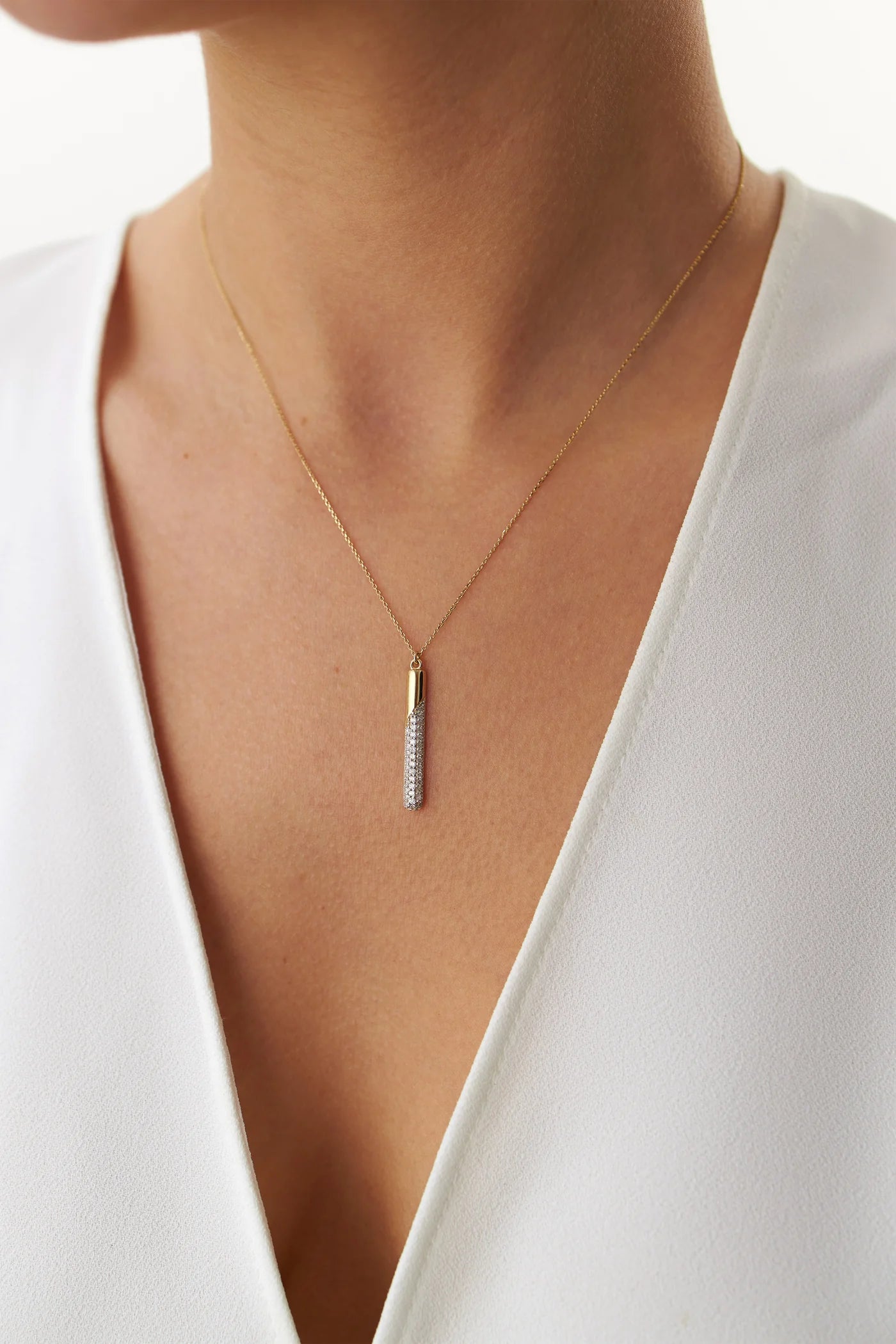 Vertical Bar Necklace