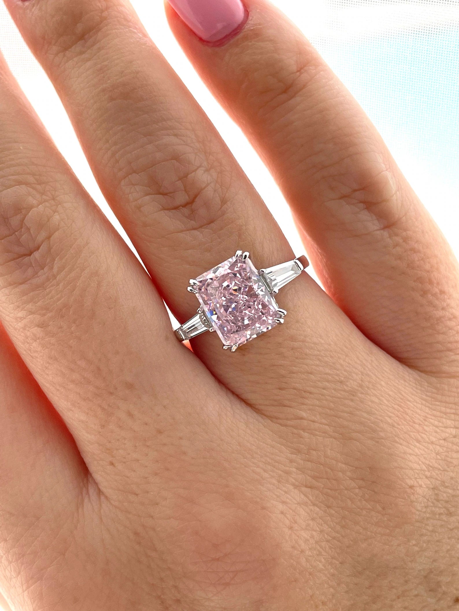 Pink Frost CZ Gem