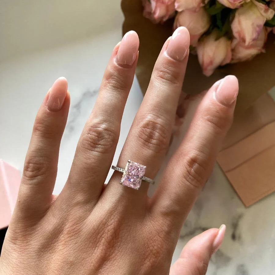 Crushed Ice Stone Ring