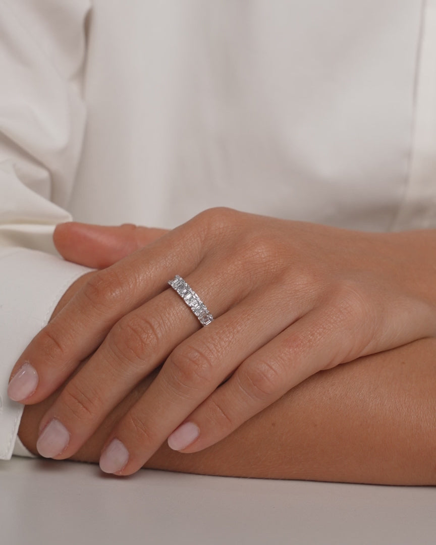 Emerald Dream Eternity Ring