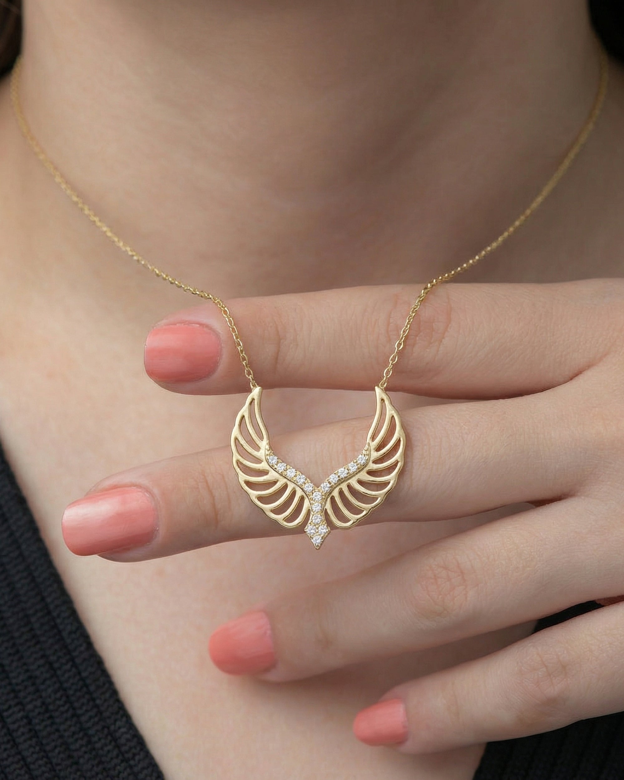 Celestial Wing Necklace