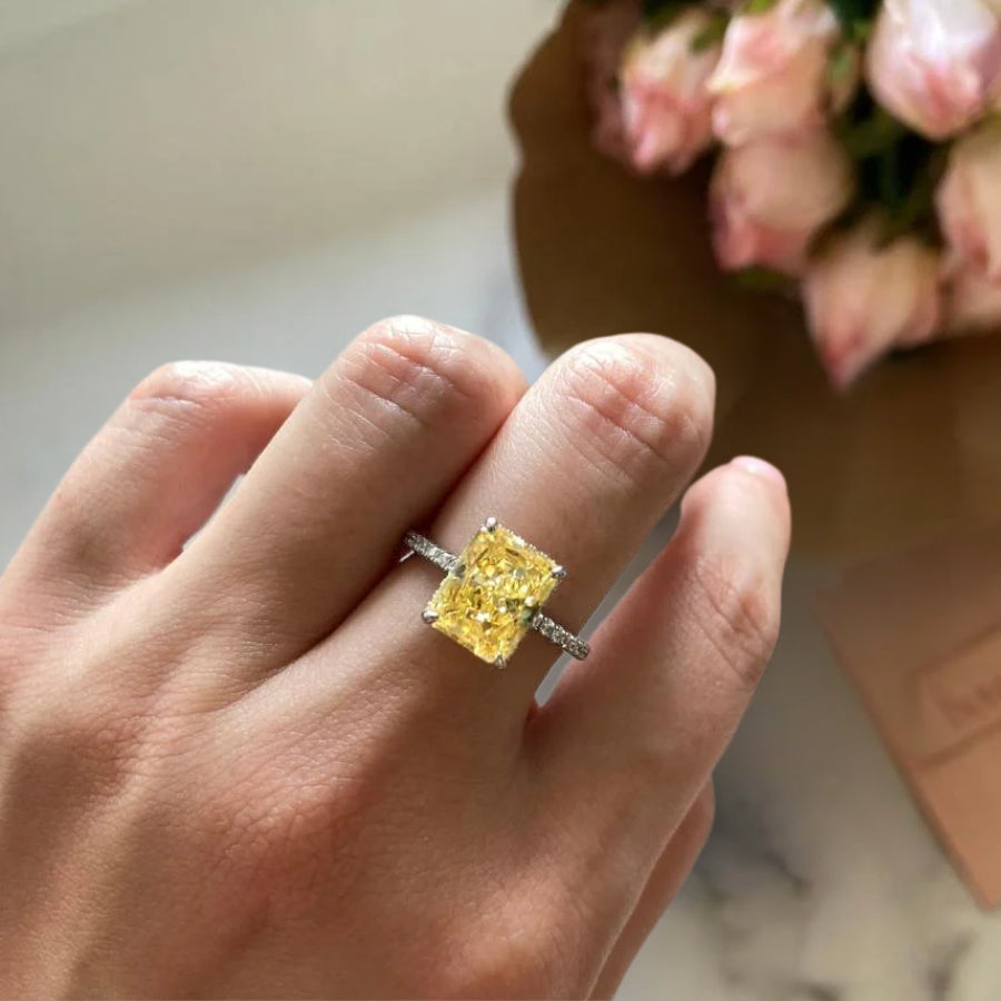 Crushed Ice Stone Ring