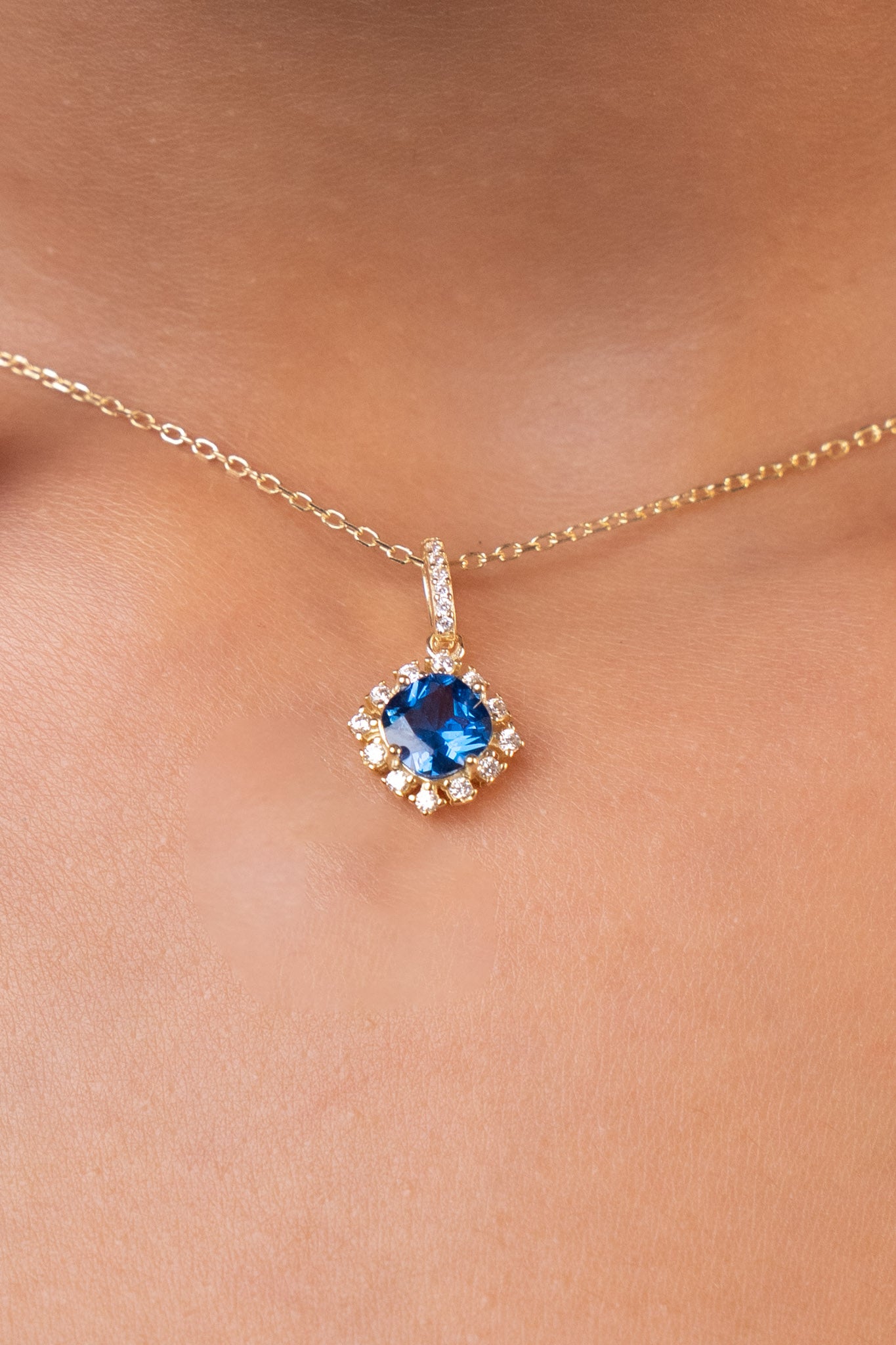 London Blue Topaz Necklace
