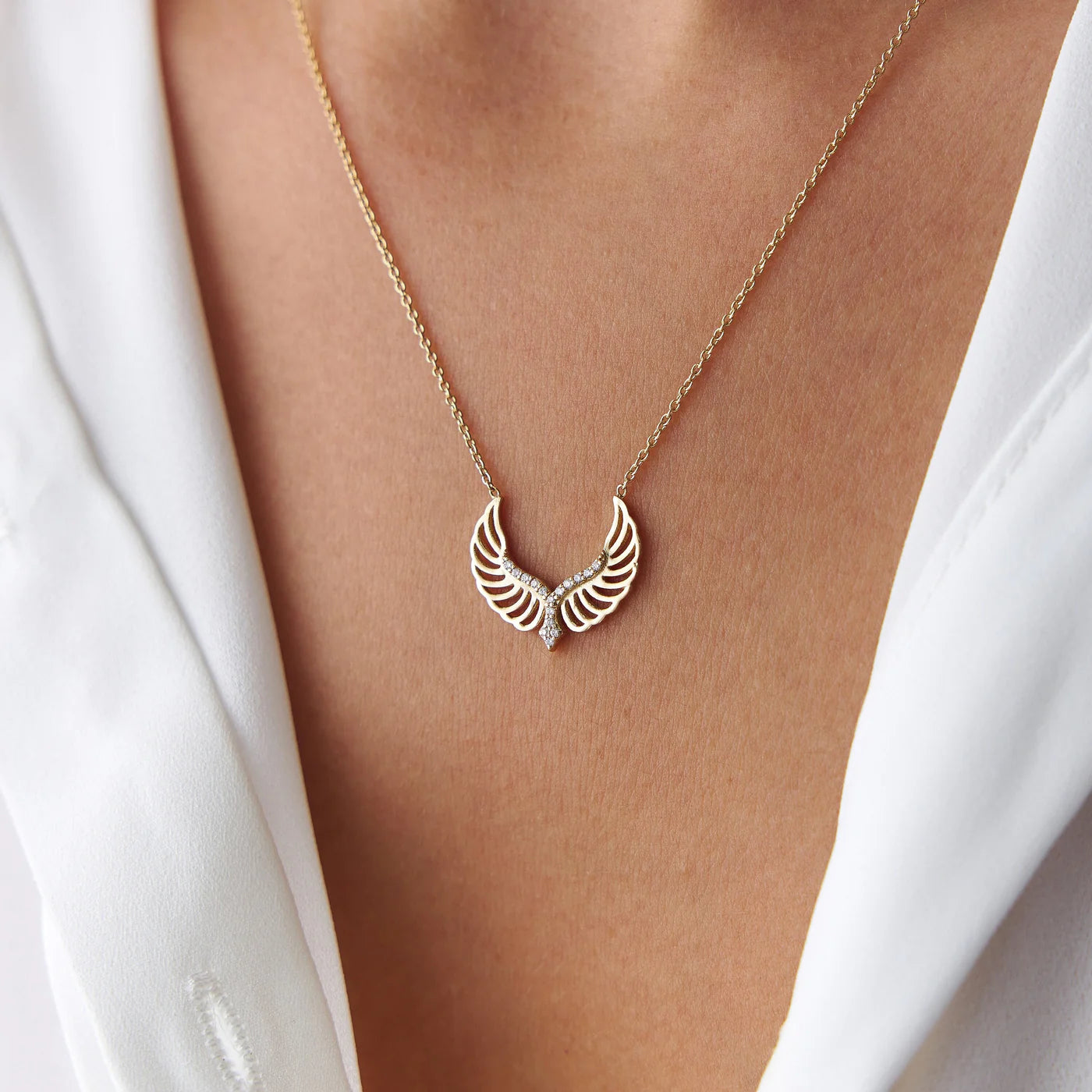 Celestial Wing Necklace