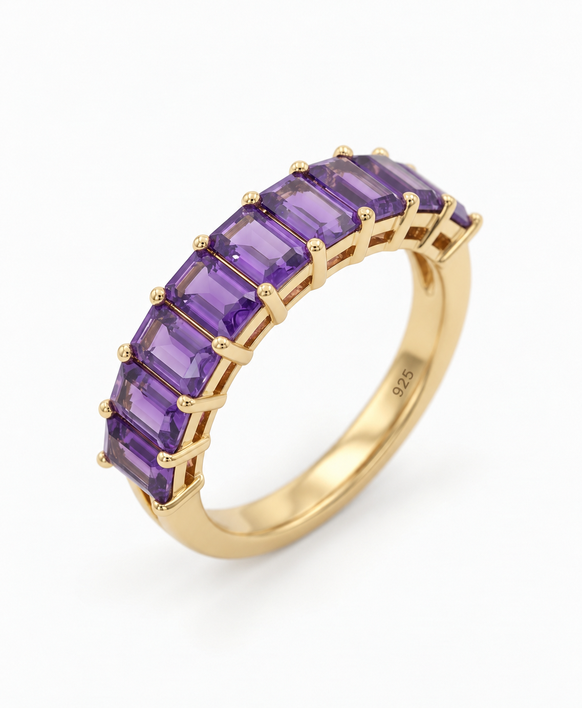 Amethyst Dream Nine-Stone Ring