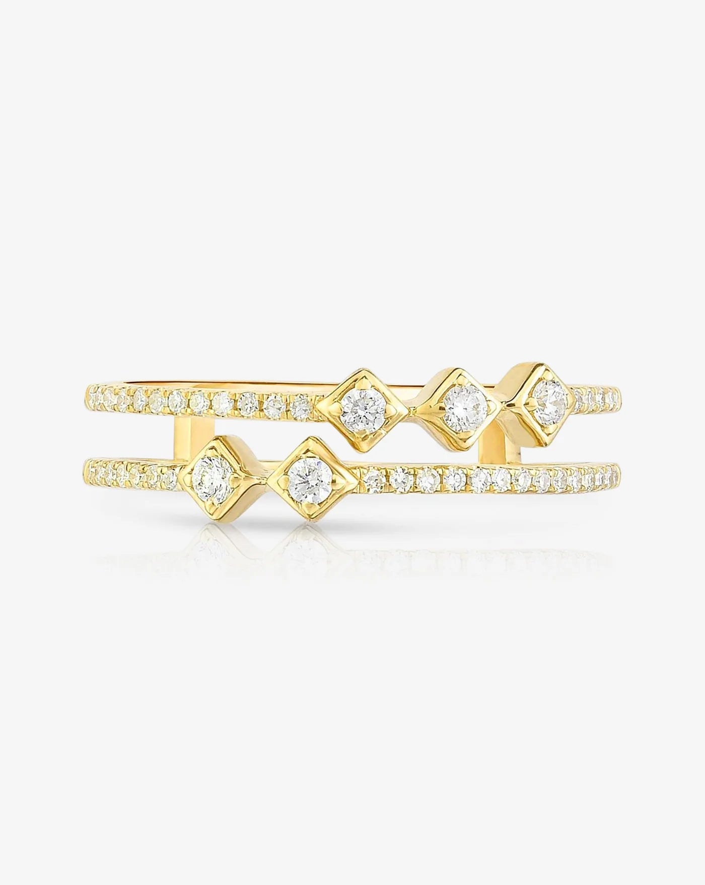 Asymmetrical Stacked Ring