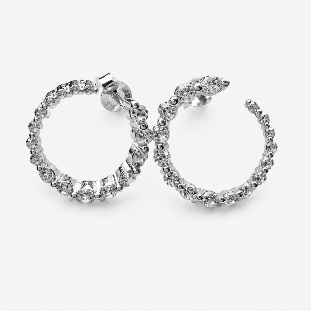 Graduated Circle Studs