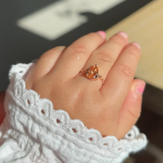 Blush Serenity Chain Ring