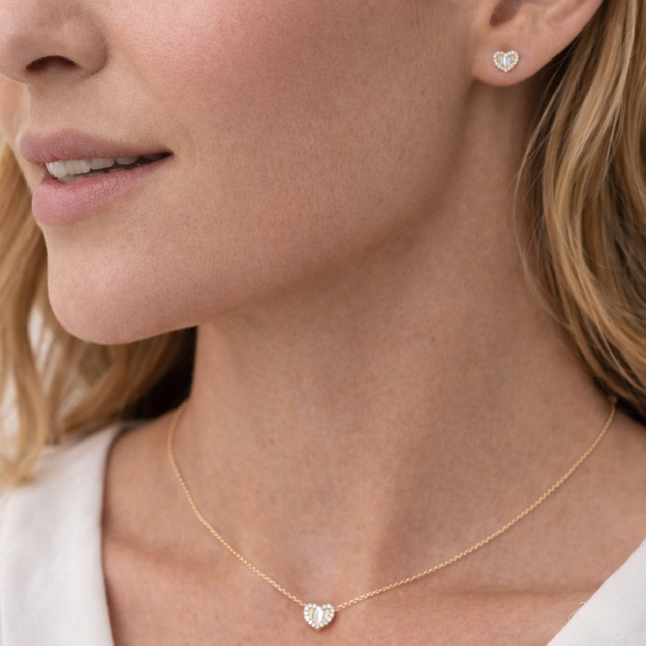 Gold Plated Heart Necklace