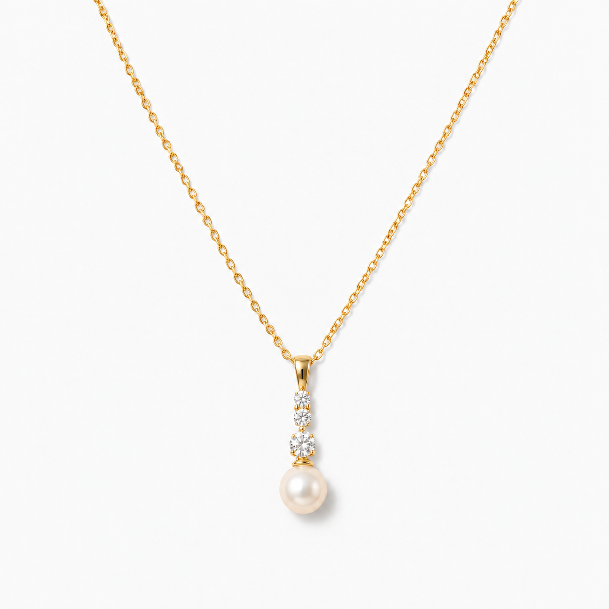 Golden Aurora Pearl Necklace