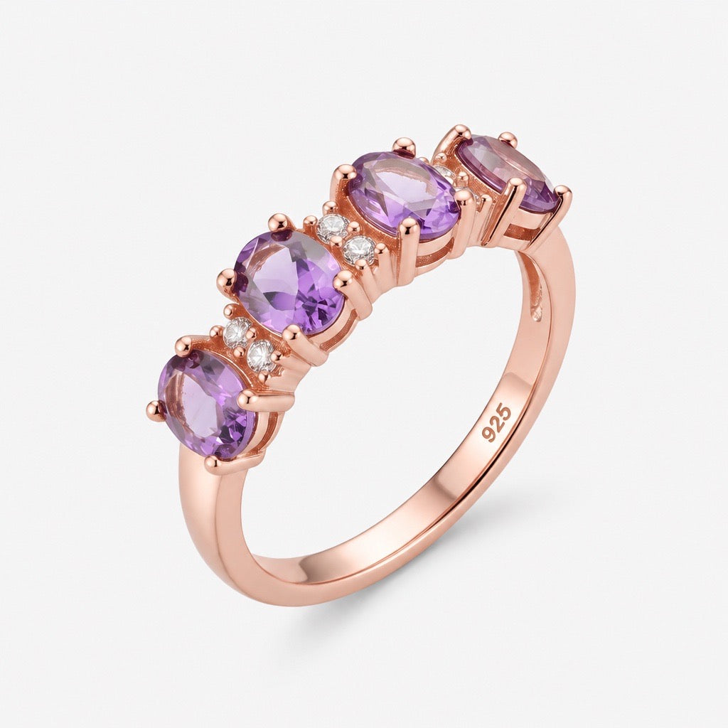 Genuine Amethyst Ring