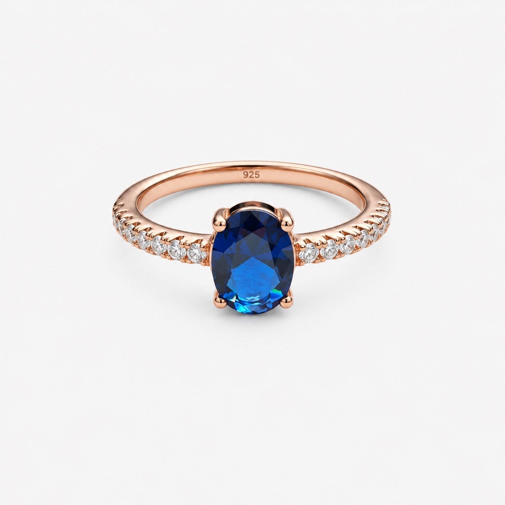 Twilight Glow Sapphire Ring