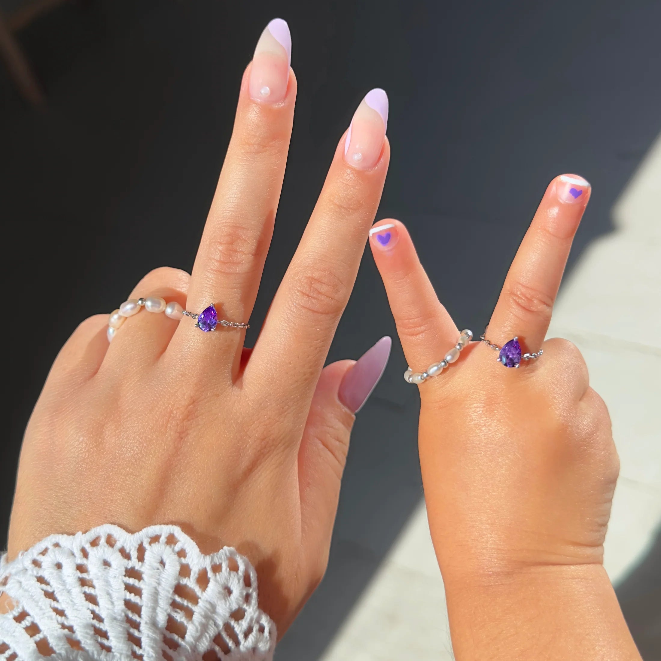 Signature Amethyst Love Chain Band