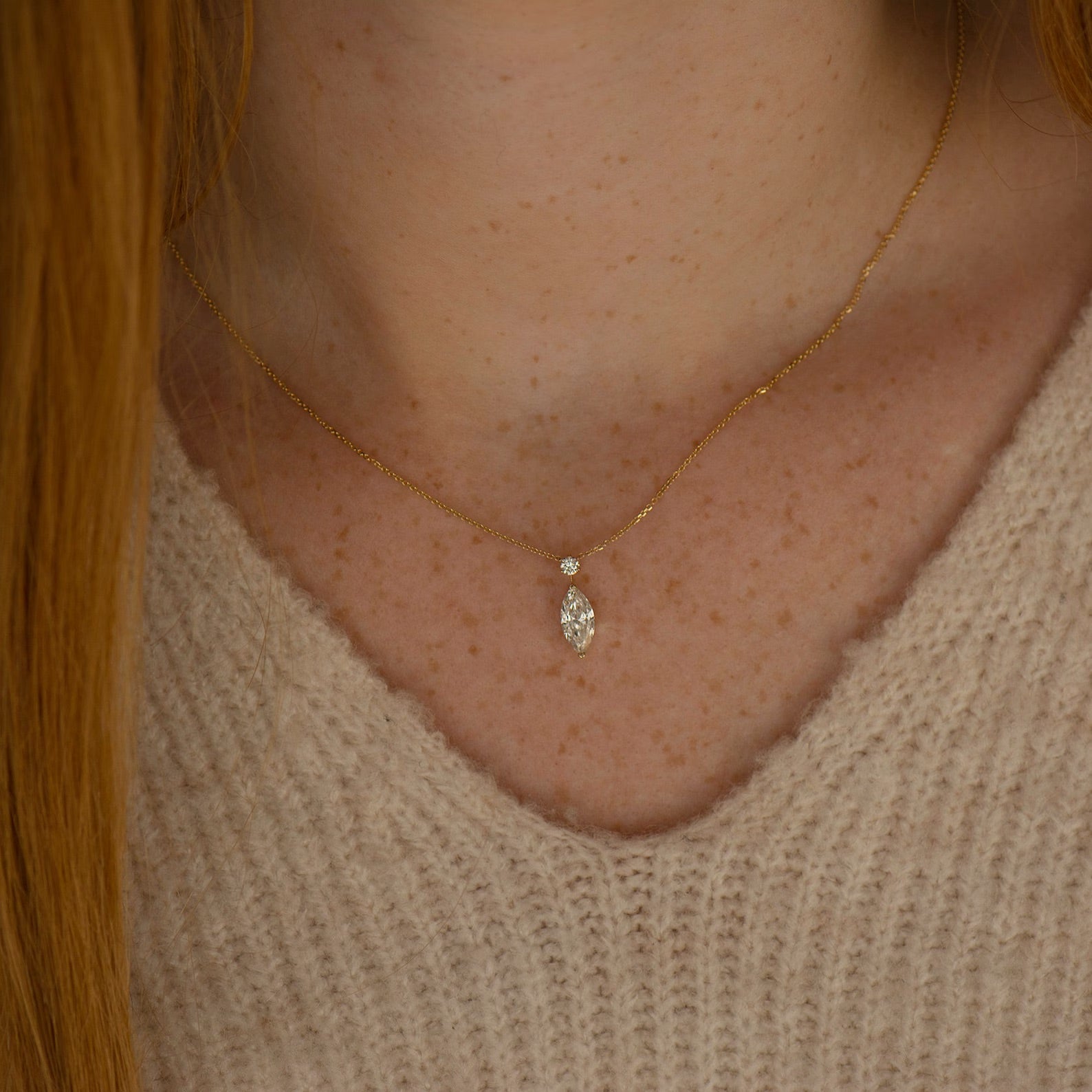 Elysian Marquise Necklace