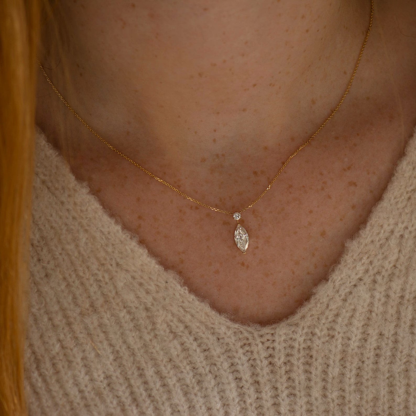 Elysian Marquise Necklace
