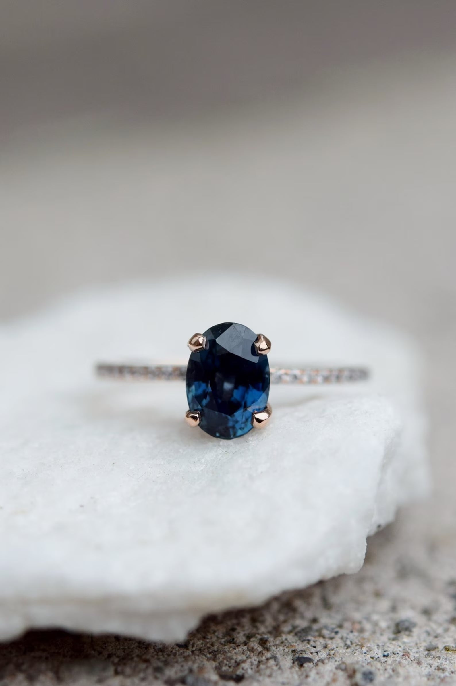 Twilight Glow Sapphire Ring