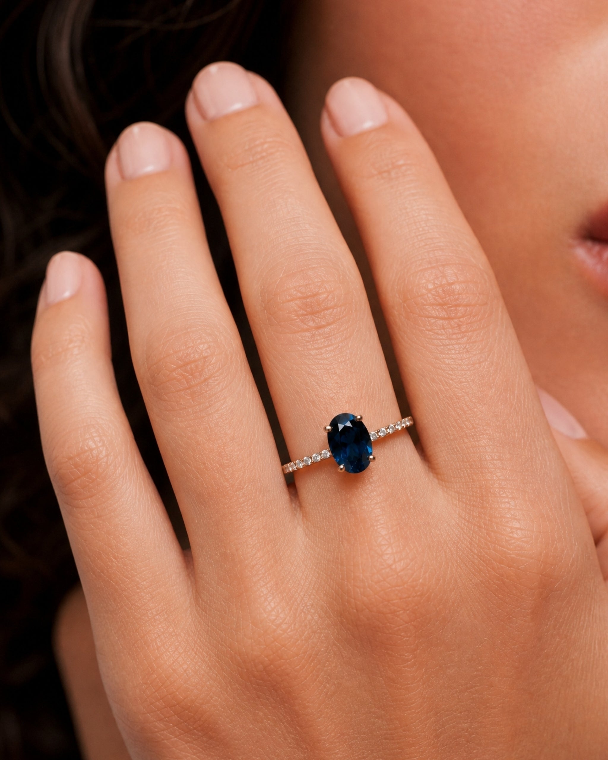 Twilight Glow Sapphire Ring