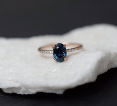 Twilight Glow Sapphire Ring