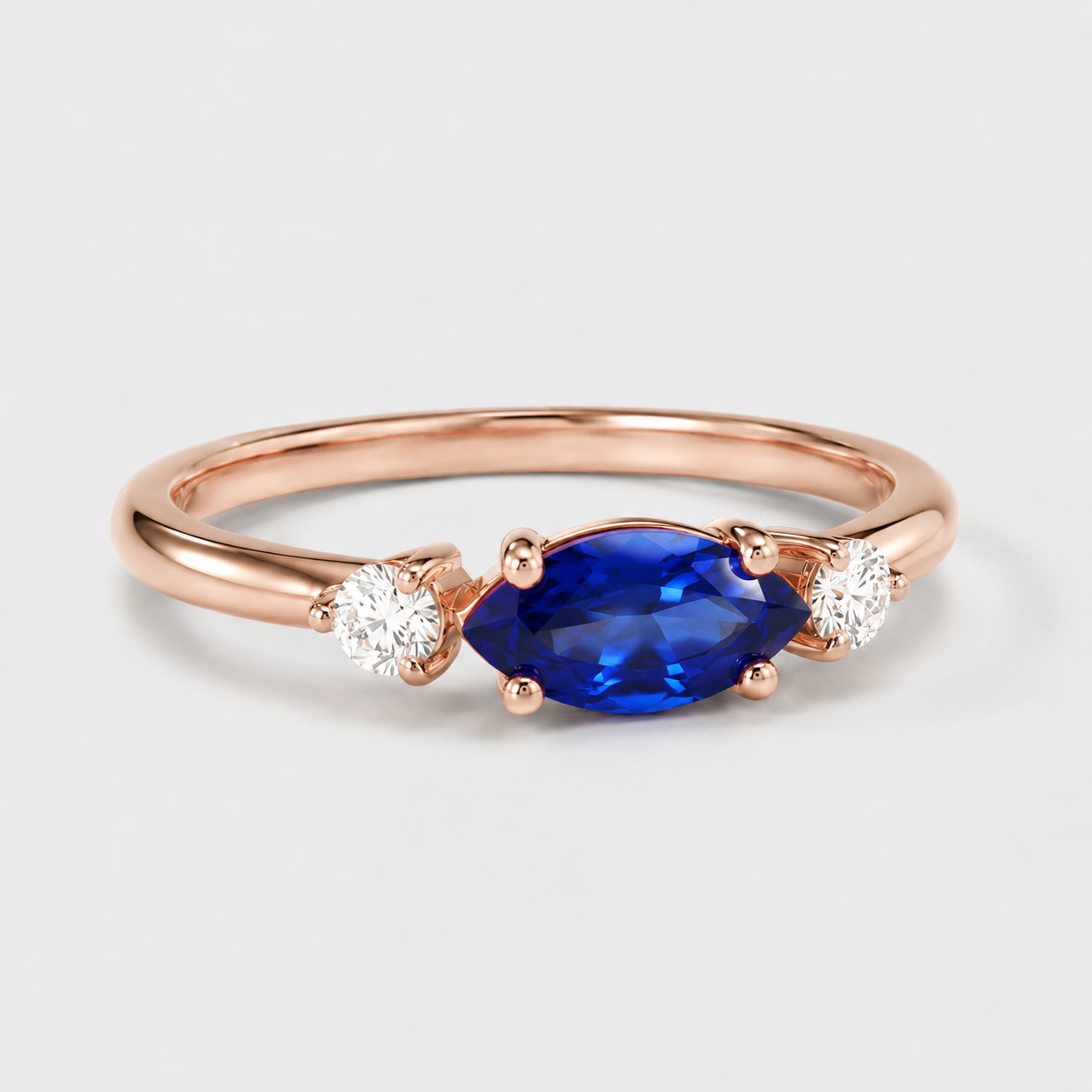 Ocean Hues Baguette Ring