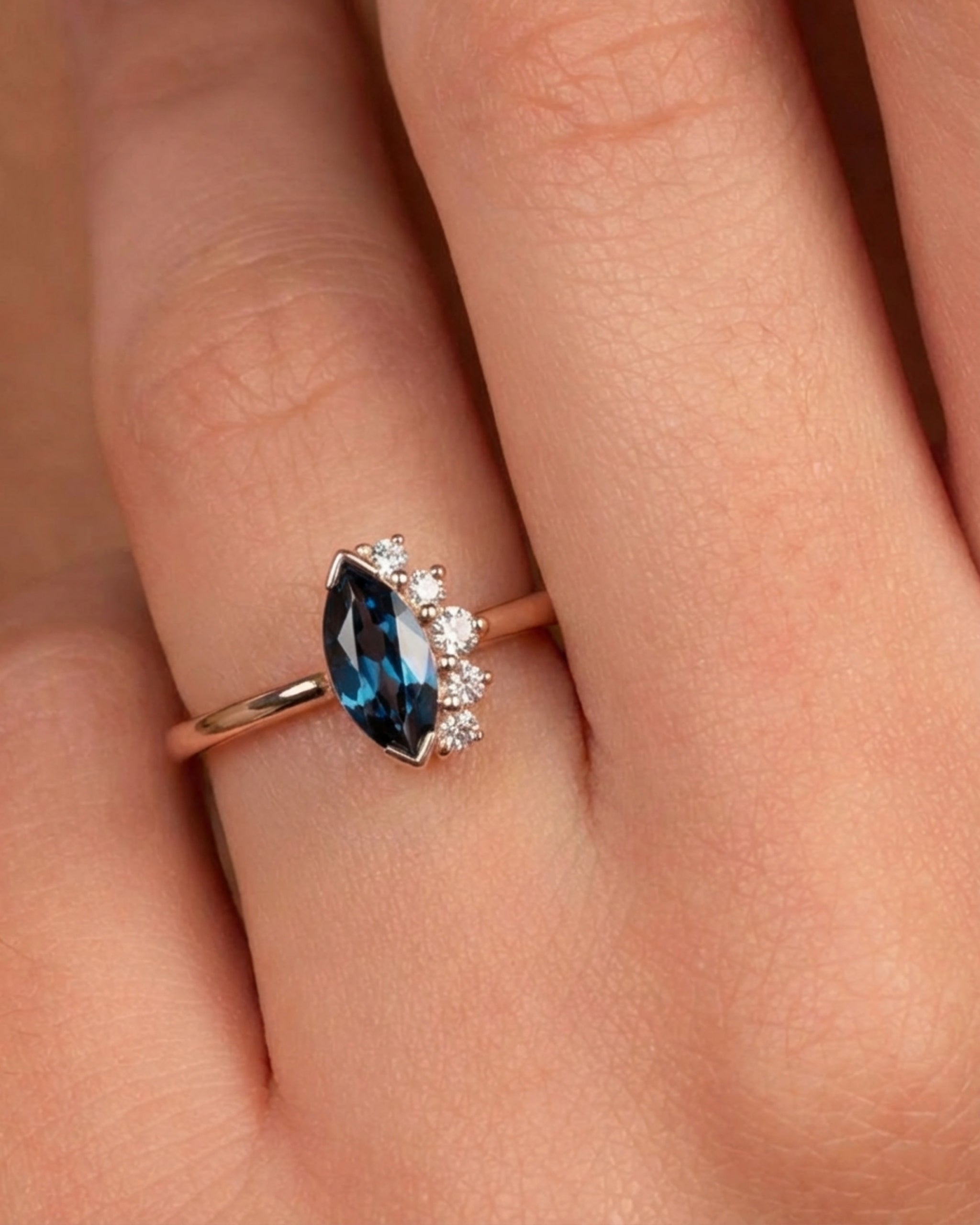 Ocean Mirage Topaz Ring
