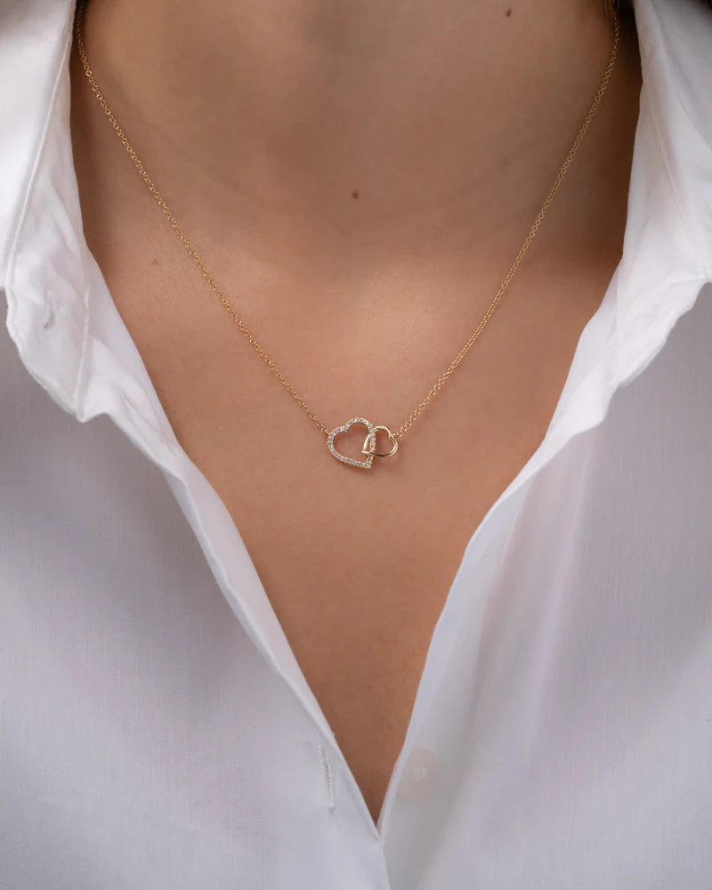 Open Hearts Necklace