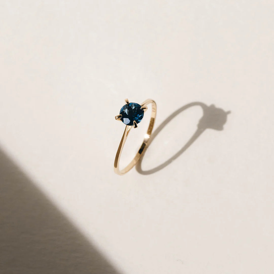 Blue Halo London Topaz Ring