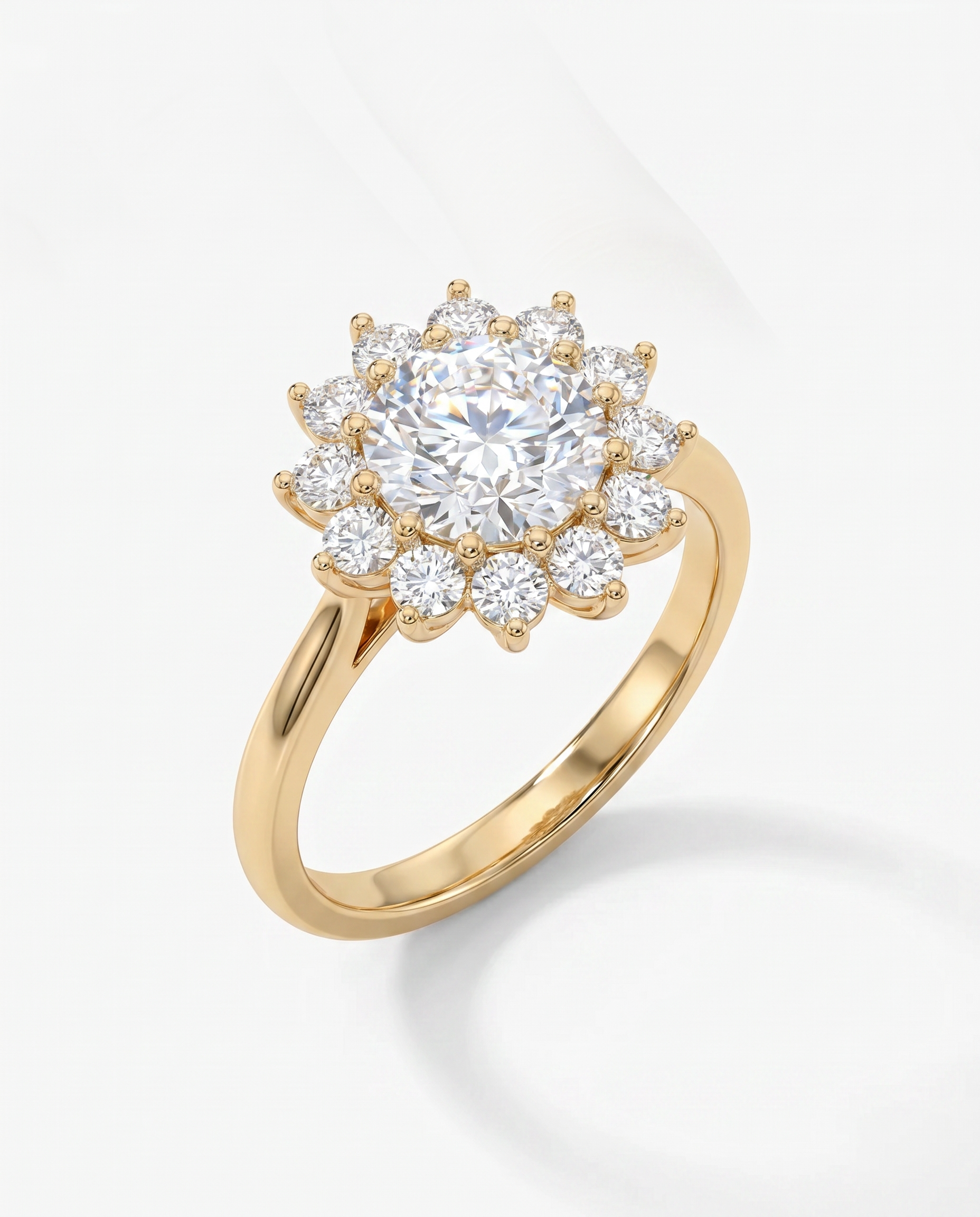 Crystal Bloom Zircon Ring
