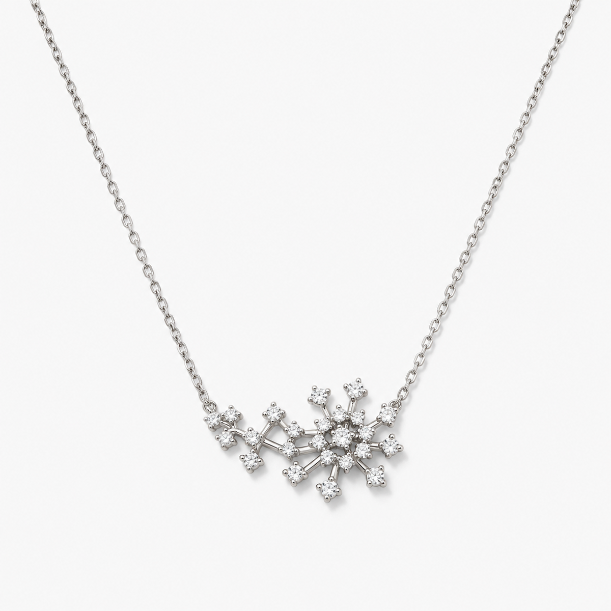 Round Zircon Stones Necklace