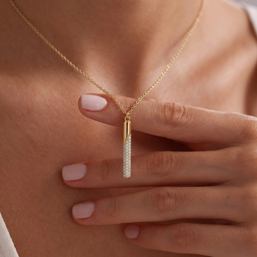 Vertical Bar Necklace