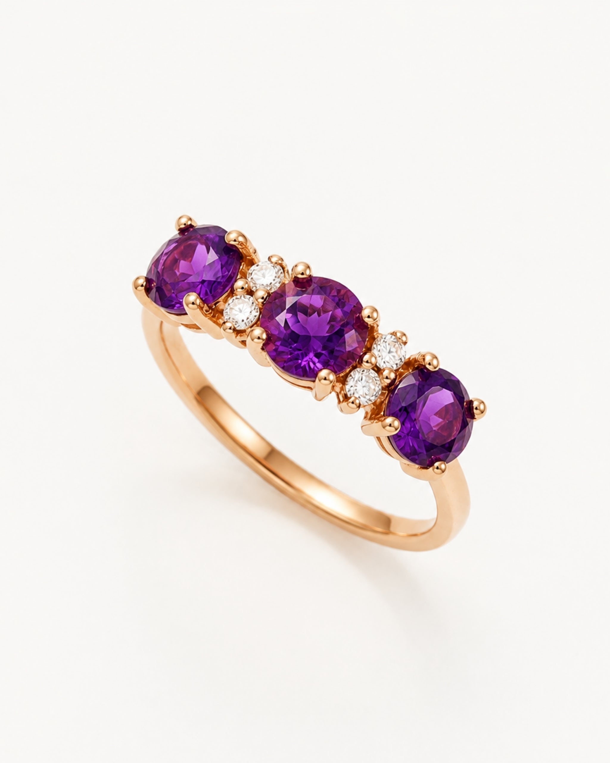 Violet Essence Amethyst Ring