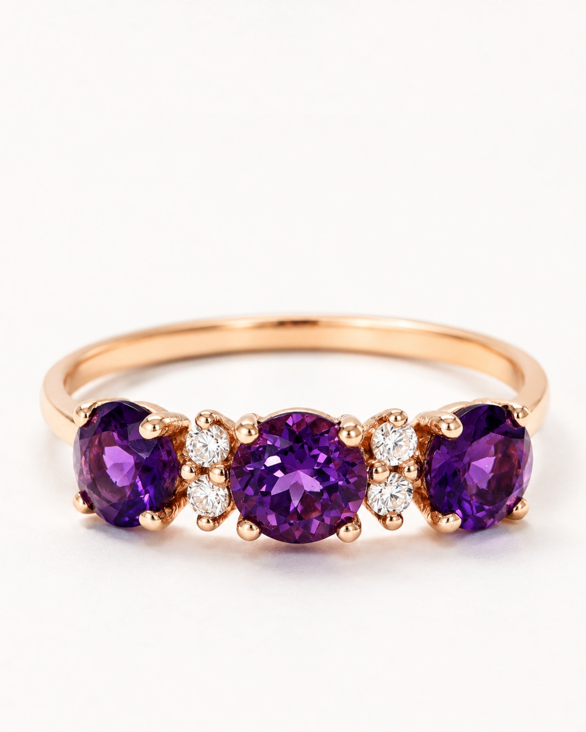Violet Essence Amethyst Ring