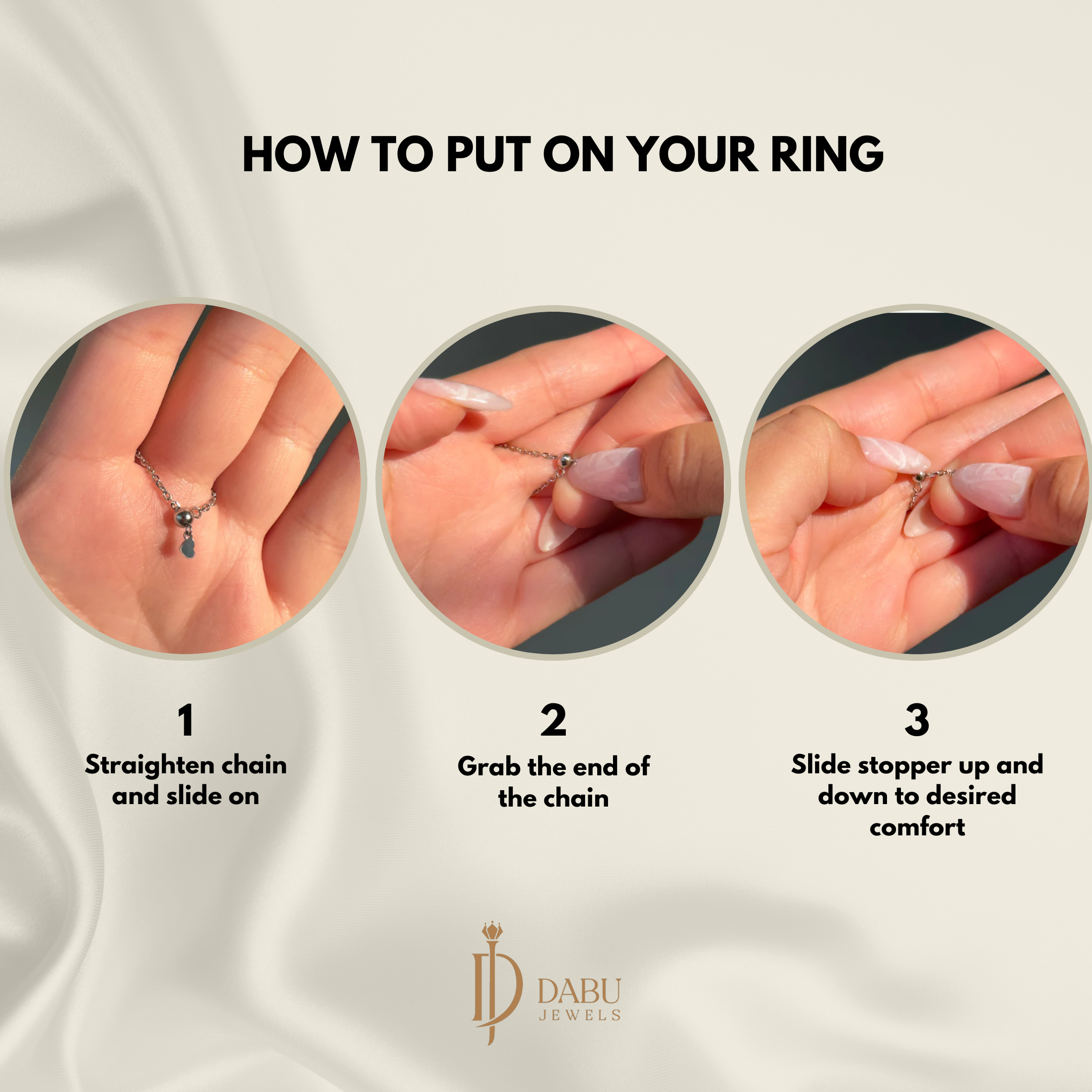 Forever Yours Chain Ring