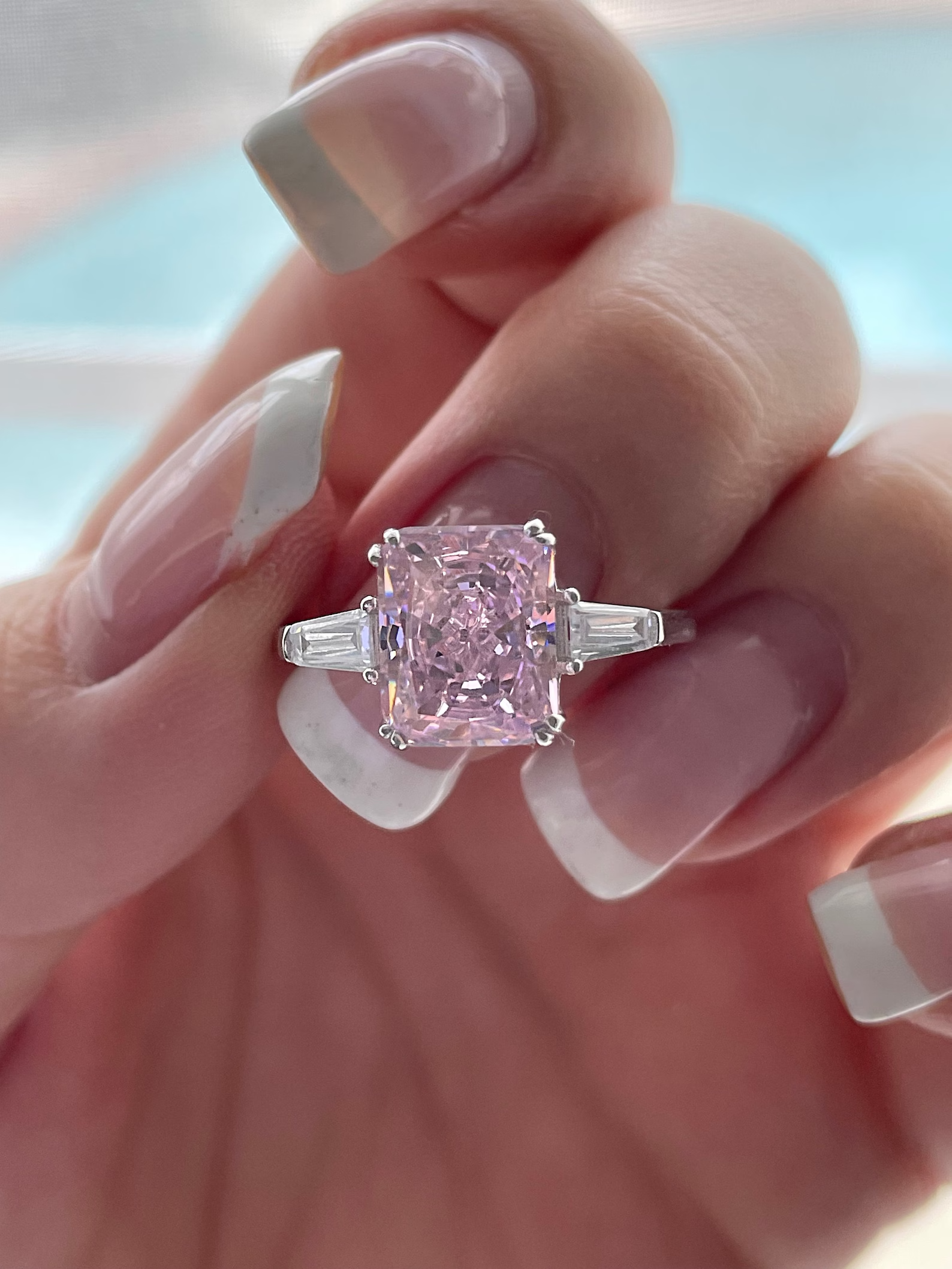 Pink Frost CZ Gem