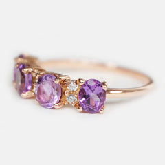 Genuine Amethyst Ring