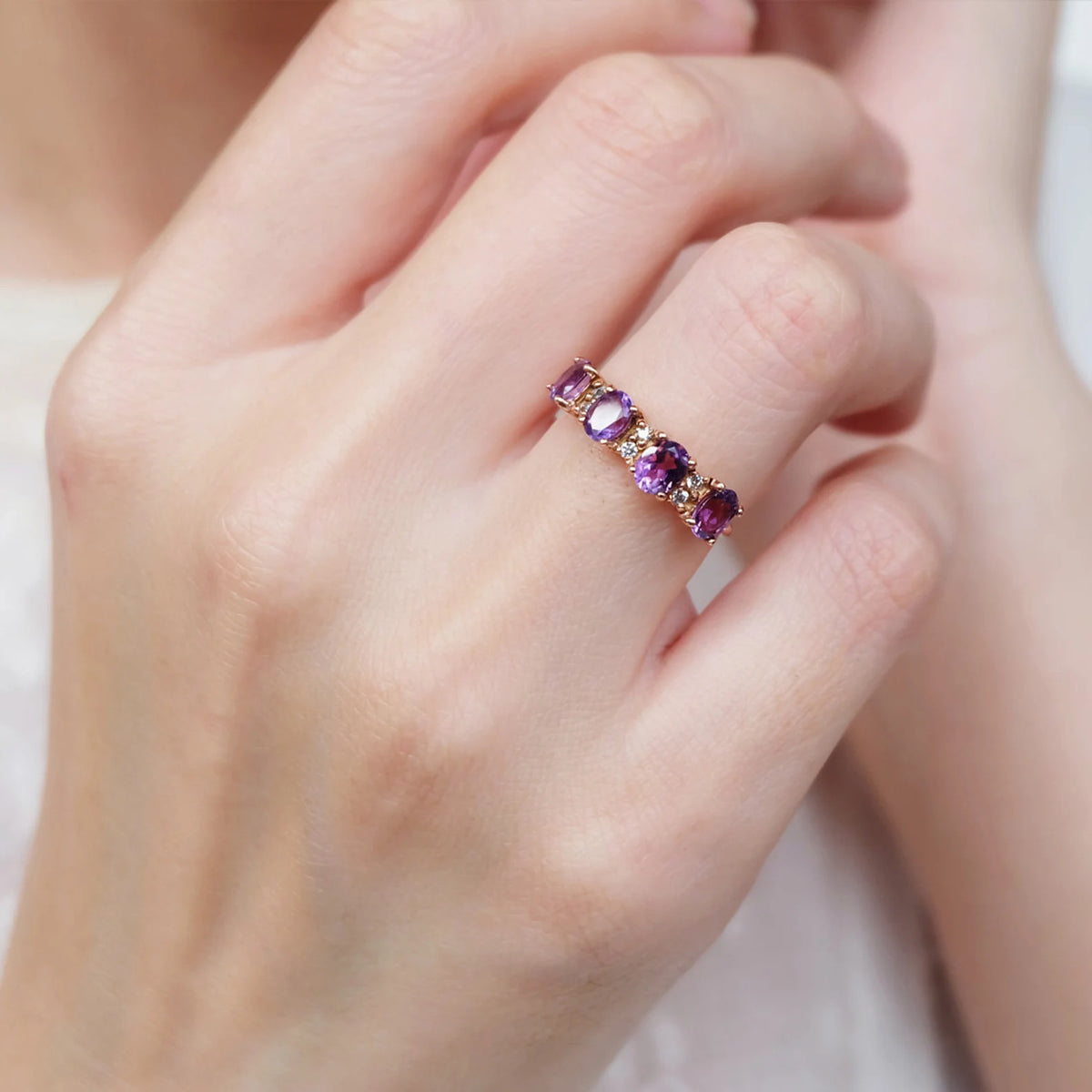 Genuine Amethyst Ring