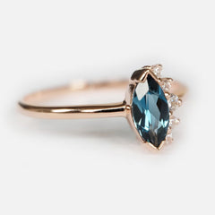 Ocean Mirage Topaz Ring